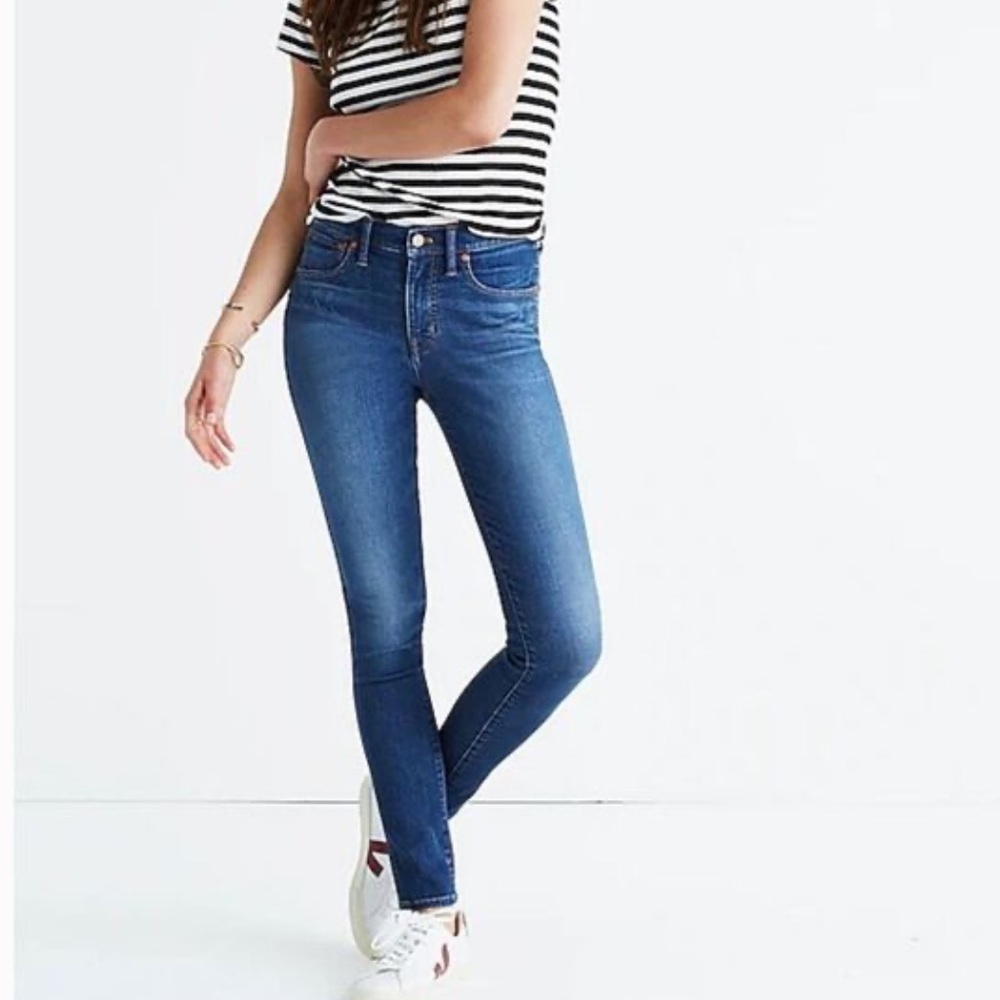 Madewell 9" Mid-Rise Skinny Jeans in Patty Wash Women's Size 28